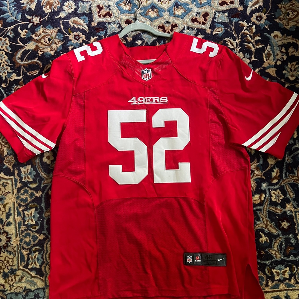 49ers Patrick Willis jersey size 48